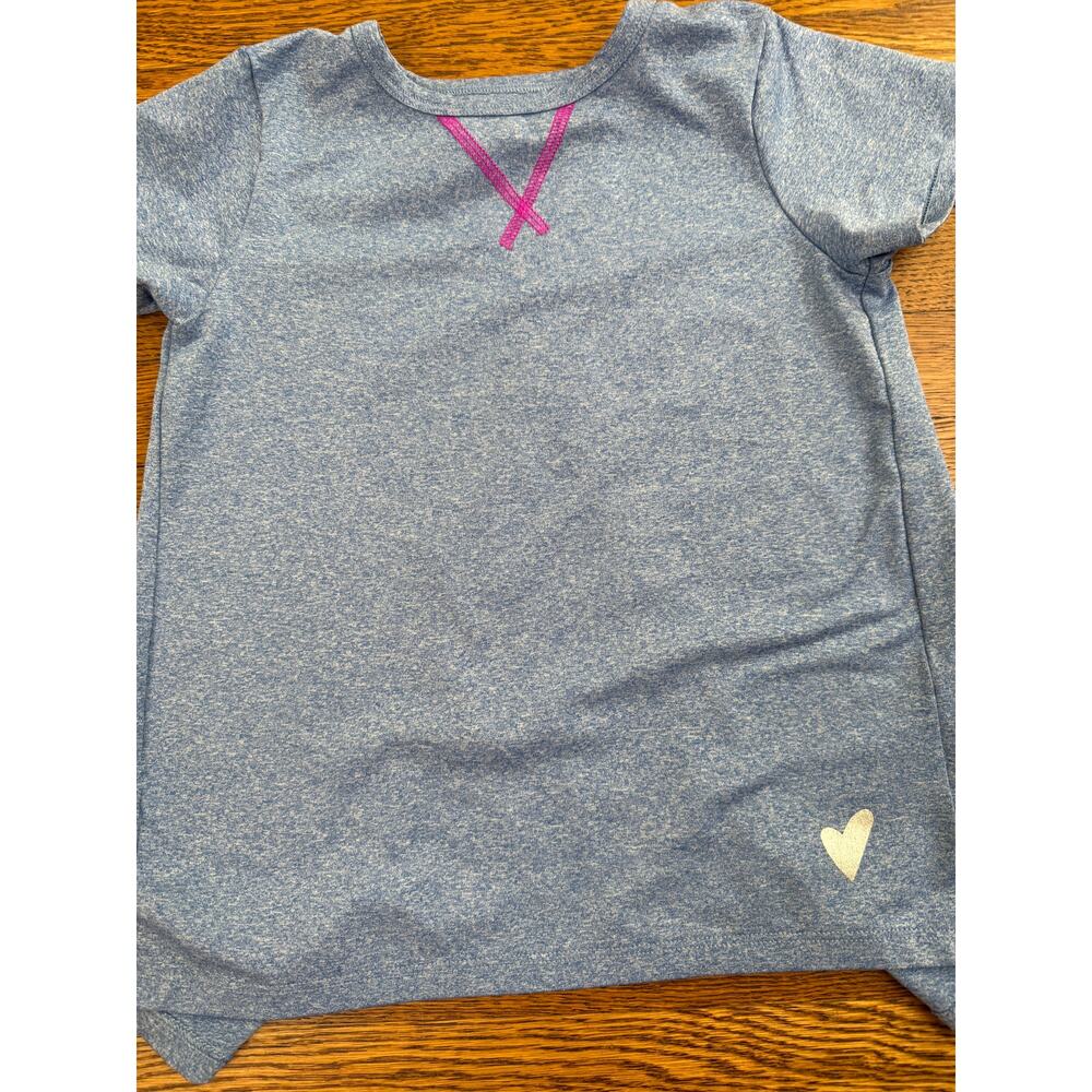 Crewcuts Girls' Blue Active Shirt Size 6-7 - Picture 2 of 4